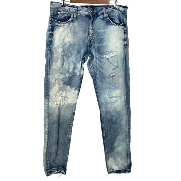 Jordan Craig Legacy Edition Denim Jacket & Aaron Jeans Rip & Repair Streetwear X - Picture 3 of 14